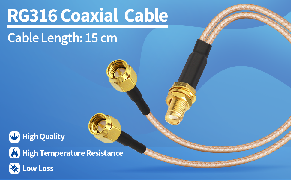 Enhance Your 4G LTE Performance with Bingfu's Dual SMA Antenna Adapter Cable