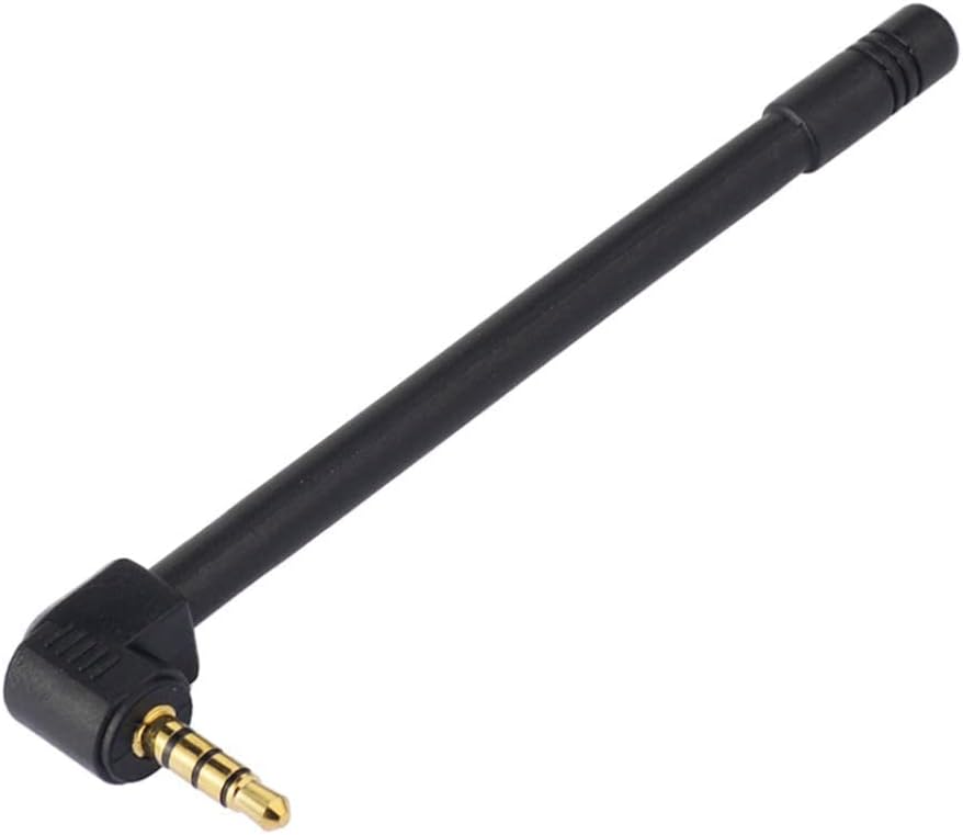 Bingfu Mini FM UKW Antenne mit 3.5mm Stecker Kompatibel mit Handy FM Radio Bose Wave Musik System Indoor Sound Radio Bluetooth Stereo Receiver AV Audio Video Heimkino Receiver HD Radio Tuner
