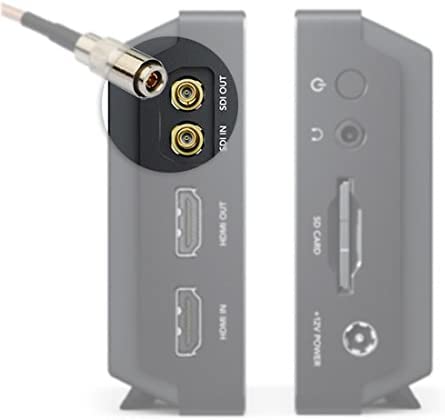 DIN 1.0/2.3 Stecker auf BNC-Stecker 75 Ohm Vedio SDI-Kabel 1m für HD SDI 3G SDI Vedio-Rekorder Camera Assist Monitor Audio Gateway Hub Broadcast Router Frame Synchronizer Sync Converter