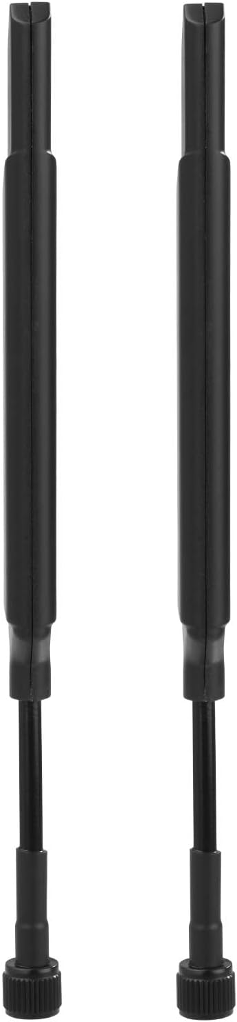 Bingfu Dual Band WiFi Antenna 2.4GHz 5.8GHz (RP-SMA Male) Omni Soft Flexible Antennae 2-Pack for PC Router Network Card Security IP Camera Wireless Video Transmission System