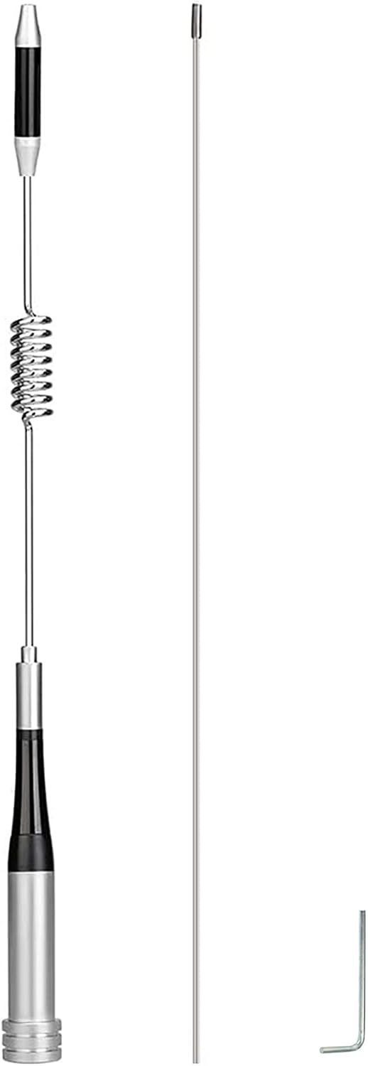 Bingfu Vehicle Dual Band Ham Radio Mobile Radio Antenna PL259 VHF UHF 136-174MHz 400-470MHz Amateur Mobile Transceiver Car Antenna for BTECH ICOM Midland Yaesu TYT AnyTone Radioddity Cobra