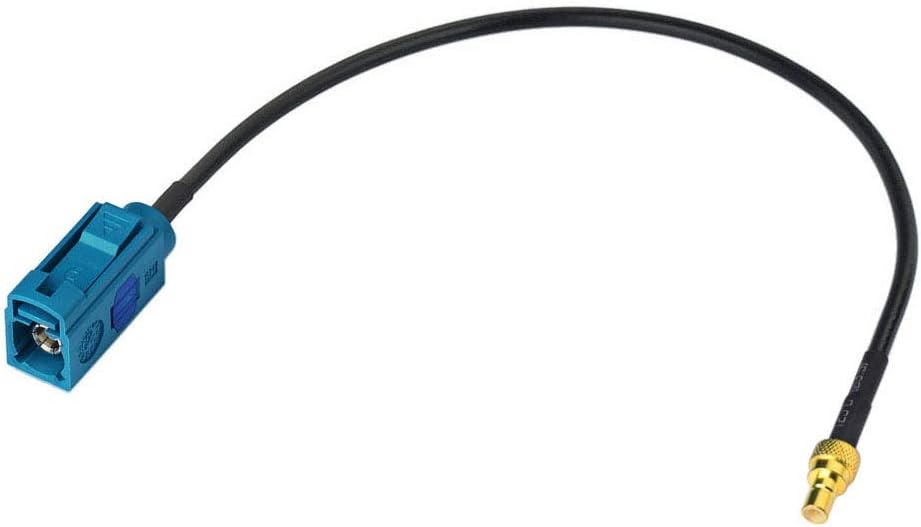Auto DAB Radio Antenne Adapterkabel, 15cm Fakra Z Buchse auf SMB Buchse Koaxial Pigtail Kabel Kompatibel mit Auto LKW SUV Sirius DAB Radio Stereo Receiver Tuner GPS Antenna Navigation System