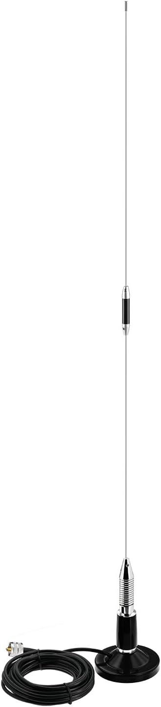 Bingfu Dualband VHF/UHF Mobilantenne, 86cm Fahrzeugantenne, PL259-Stecker