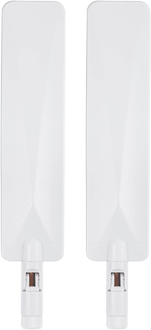 Bingfu 4G LTE Antenna, 9dBi SMA Connector, Mobile Radio Antenna, Pack of 2, Compatible with 4G LTE Wireless CPE Router Hotspot Cellular Gateway Industrial IoT Router Trail Camera Game Camera Security