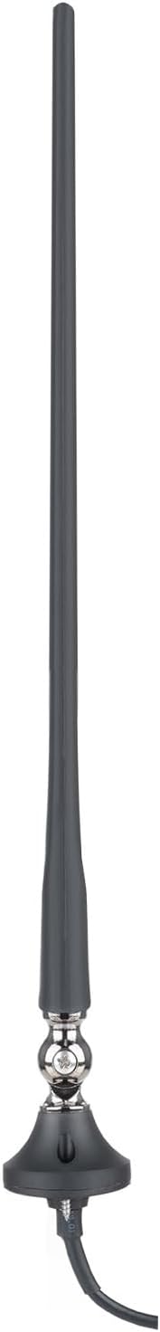 Bingfu Marine Boat Car Radio Antenna 16 Inch Flexible Mast Rubber Duck FM AM Stereo Waterproof for Car RV Motorhome ATV UTV Tractor Motorcycle Yacht Sailboat