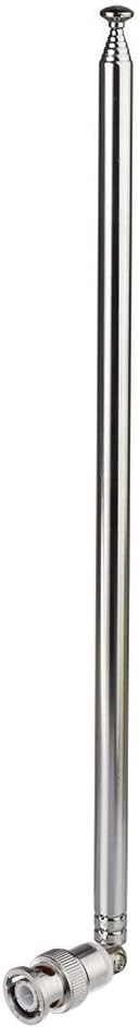 Bingfu Police Radio Scanner Antenna 20-1300MHz 7 Section Telescopic BNC Male 2-Pack Handheld Ham CB Antenna for Uniden Whistler Police Scanner Two Way Radio Frequency Counter