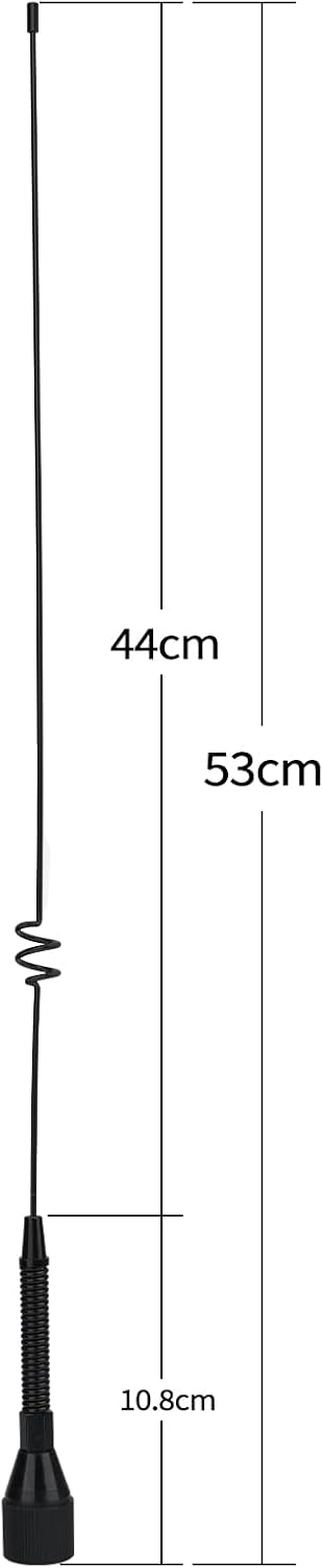 Bingfu VHF UHF Dual Band Amateur Mobile Ham Radio PL259 Antenna 20.8"