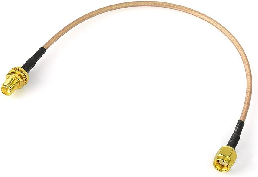 Bingfu RP-SMA-Stecker auf RP-SMA-Buchse Kabel 30cm RG316 WiFi-Antennenverlängerungs Koaxialkabel (2 Stück) für Drahtlose Mini PCI Express PCIE Netzwerkkarten WiFi Adapter WiFi Router Gateway