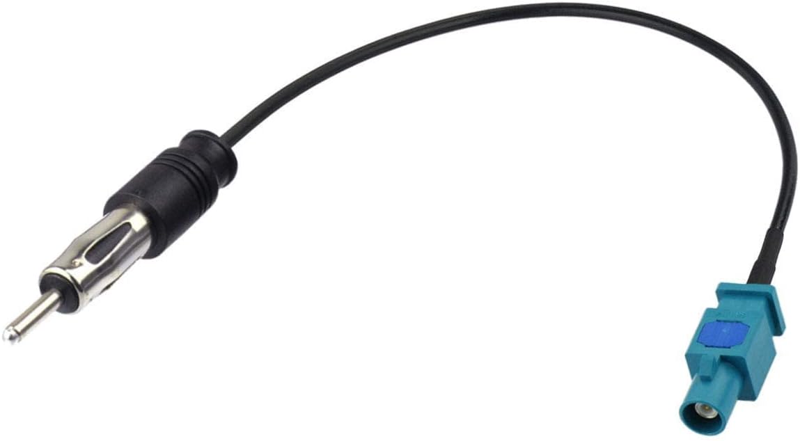 Bingfu Fakra Z-Stecker auf DIN-Stecker Kabel Autoradio Antennenadapter Verlängerungskabel 15 cm für Autoradio Audio HD Radio Head Unit CD Media Player Empfänger