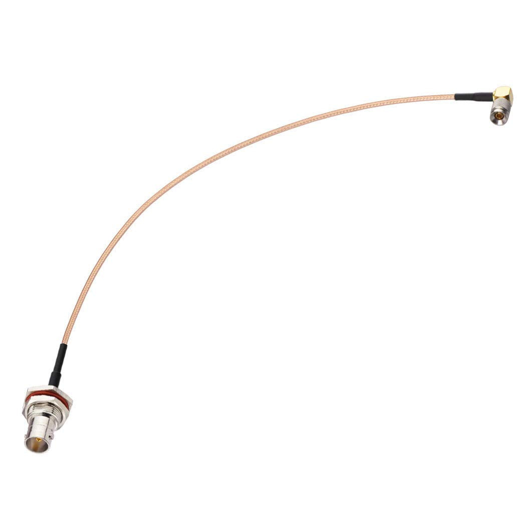 BINGFU DIN 1.0/2.3 Male Right Angle to BNC Female 75 Ohm SDI Cable 30cm 12 inch for 3G HD SDI Video Recorder Camera Monitor Audio Gateway Hub Broadcast Router Frame Synchronizer Sync Converter