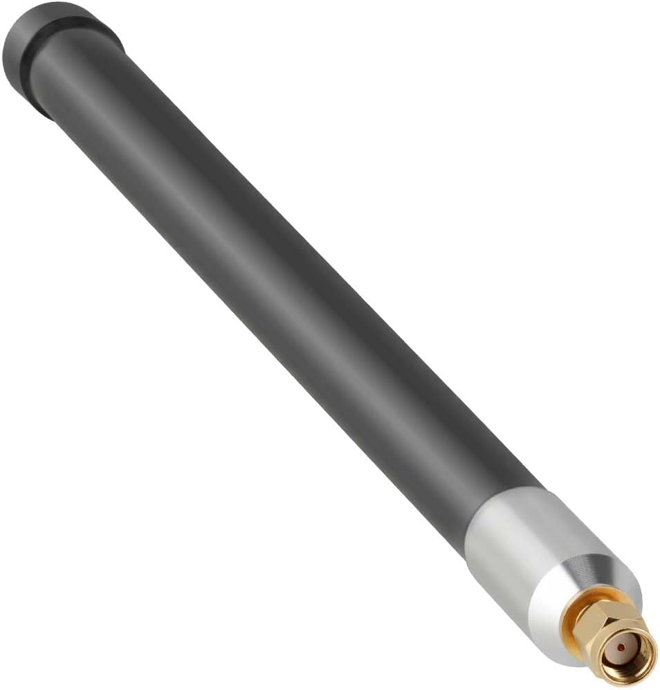 Bingfu 4G LTE Antenna RP-SMA Male 700-2700MHz Outdoor Omnidirectional Fiberglass Cellular Antenna 3dBi for Router Trail Game Camera Security Camera