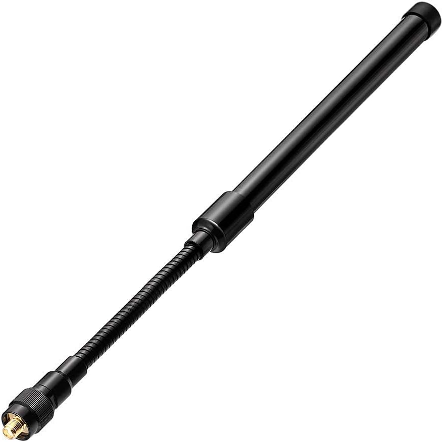 Bingfu Gooseneck CS Tactical Antenna Dual Band VHF UHF 136-174mhz 400-520mhz Ham Radio Antenna Compatible with Baofeng UV-5R BF-F8HP UV-82 BF-888S UV-5X3 UV-9R Handheld Two Way Radio