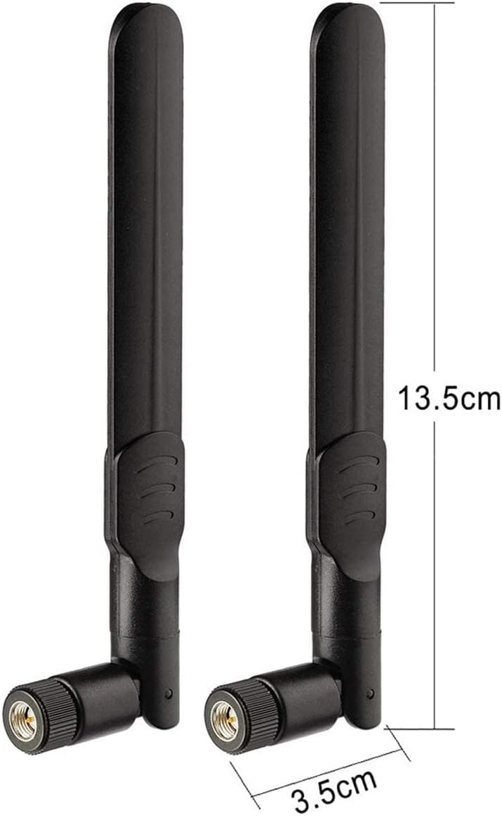 Bingfu 8dBi SMA Male 4G LTE Antenna (4-Pack) for Wireless CPE Router, Hotspot, Cellular Gateway, Trail/Game/Outdoor Security Camera