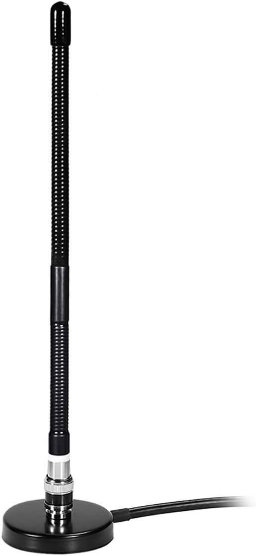 Bingfu CB Antenne 27-MHz CB-Radioantenne Soft Whip-Magnetfuß BNC PL259-Anschluss CB-Antenne Kompatibel mit Cobra Midland Uniden Maxon President Tragbarer CB-Radio-Mobilfunk-Scanner