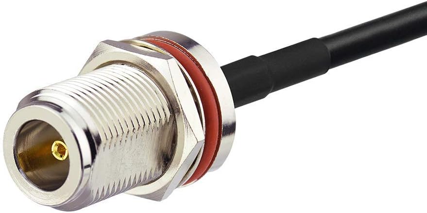 BINGFU SMA-Stecker auf N Buchse Verlängerungskabel 30 cm RG58-Koaxialadapterkabel Kompatibel mit 4G LTE WLAN Router-Gateway Mobilfunk RTL SDR USB ADS-B-Empfänger