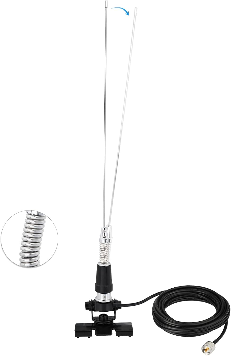 Bingfu VHF Antenna 19.7" PL259 for Marine VHF Transceiver Radio 136-174MHz