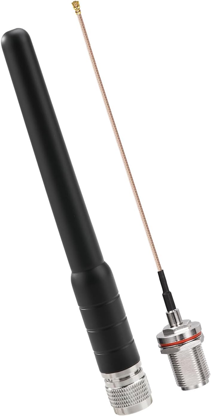 Bingfu N-Type Lora Antenna with N Connector Adapter Cable Compatible with RAK LoRa Radios Meshtastic 915 MHz Solar Nodes Lorawan Base Mesh Node Repeater for Meshtastic Setup