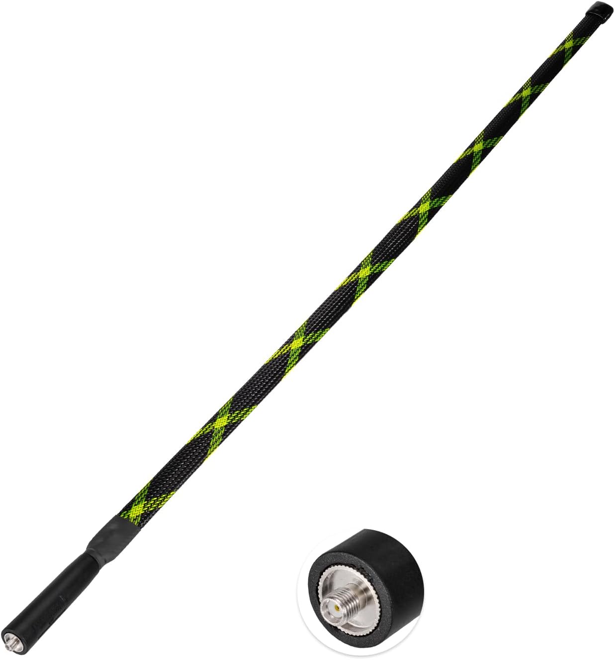 Bingfu Zweiband VHF UHF 136-460MHz 79,5cm faltbar Tarnfarbe CS Tactical SMA Buchse Amateurfunk Antenne für Baofeng UV-5R UV-82 BF-F8HP Wouxun HYT Handheld Two Way Radio Walkie Talkies