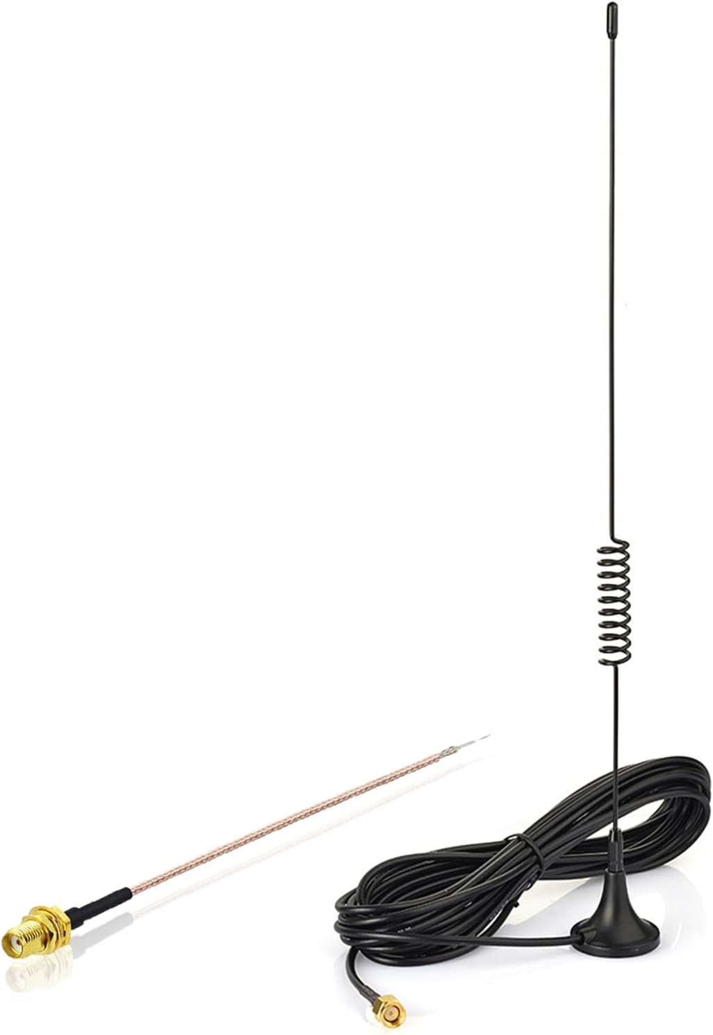 Bingfu 868 MHz LoRa Antenne 5 dBi SMA-Stecker Antenne mit Magnetfuß 2m RG174-Kabel kompatibel mit Arduino SIM868 GSM GPRS GPS-Modul Homematic CCU3 CCU2 CCU1 Funkmodul LoRa-Modul