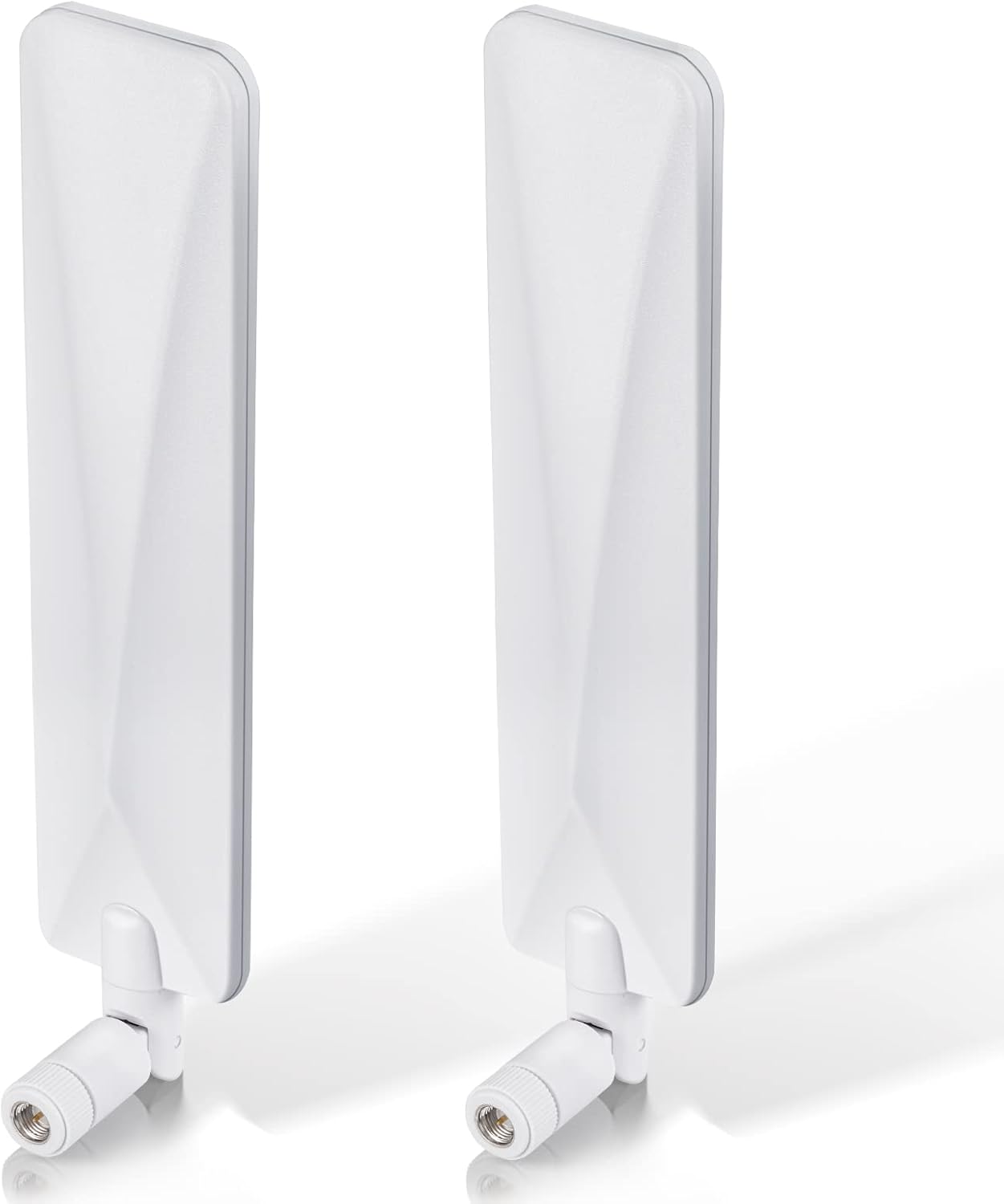 Bingfu 4G LTE Antenna, 9dBi SMA Connector, Mobile Radio Antenna, Pack of 2, Compatible with 4G LTE Wireless CPE Router Hotspot Cellular Gateway Industrial IoT Router Trail Camera Game Camera Security