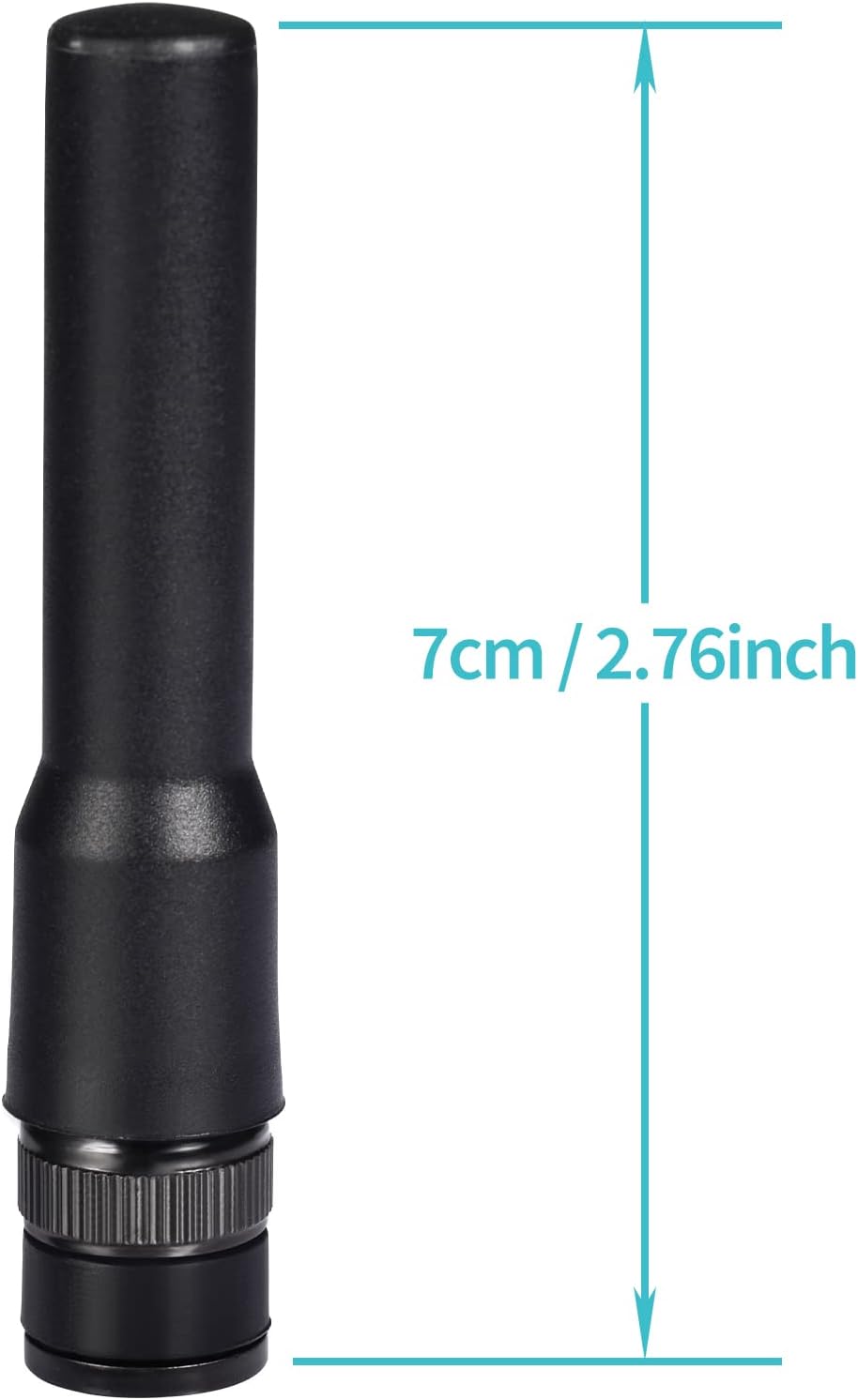 Bingfu Ham Radio BNC Male Soft Antenna 2-Pack Compatible with Uniden SR30C Bearcat BC125AT BCD436HP BC75XLT BCD325P2 Radio Fequency Counter Two Way Radio