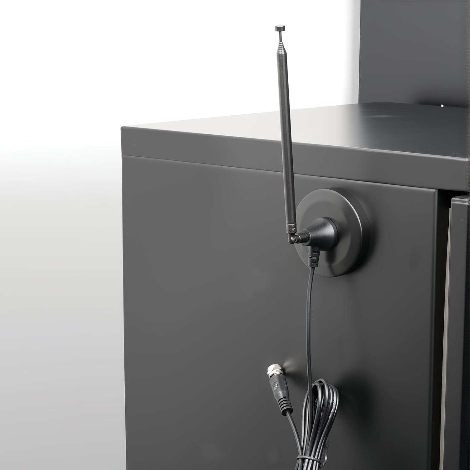 Bingfu Strong Magnetic Base FM Radio Antenna Telecopic for Pioneer Onkyo Yamaha Marantz Sherwood Indoor Digital HD FM Radio Bluetooth Home Stereo Receiver AV Audio Video Home Theater Tuner (Black)