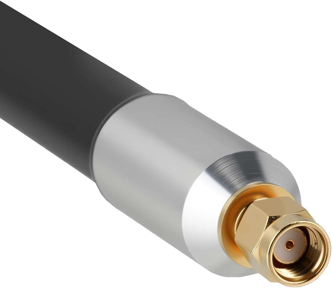 Bingfu 4G LTE Antenna RP-SMA Male 700-2700MHz Outdoor Omnidirectional Fiberglass Cellular Antenna 3dBi for Router Trail Game Camera Security Camera