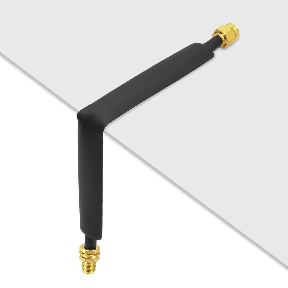 BINGFU SMA Flat Cable 15cm Male to Female F1.37 Window Feedthrough