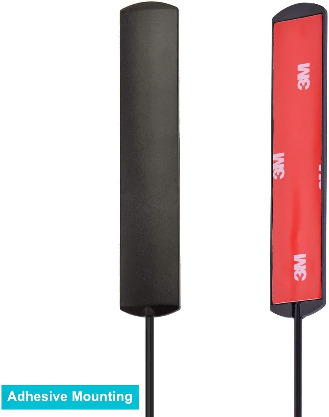 Bingfu Car FM AM Stereo Radio Antenna Signal Booster Amplifier Amp 12V Power Supply DIN Plug Connector Adapter for Vehicle Truck SUV Car Audio Radio Stereo Media Head Unit Receiver