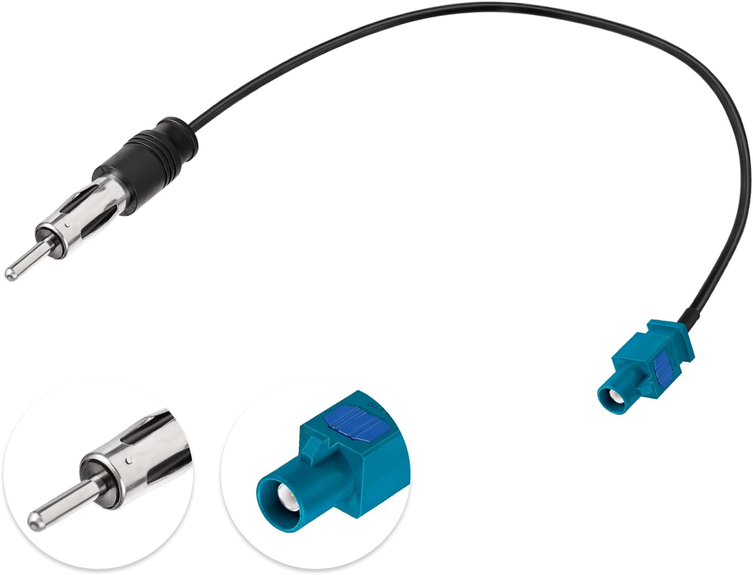 Bingfu Radio Wire Harness for Select Vehicle DB11 Radio Wiring Harness with Antenna Adapter for Car Stereo