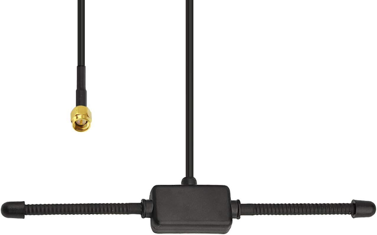 Bingfu 4G LTE Adhesive Mount Antenna Cellular SMA Male Dipole Antenna Compatible with Car Stereo Head Unit 4G LTE Telematics Vehicle Tracker Truck RV