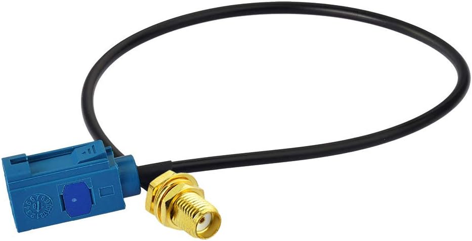 GPS DAB Antenne Adapterkabel Fakra Z Buchse auf SMA Buchse Auto Antenne Verlängerungskabel 30cm für Stereo Android Head Unit GPS Navigation UKW DAB Radio 4G LTE Telematik Bluetooth Modul