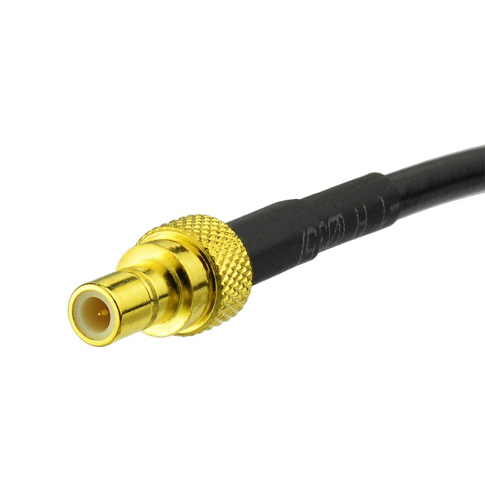 BINGFU DAB Kfz Antennekabel SMB Stecker auf SMB Buchse Adapter RG174 3m Verlängerungskabel Kompatibel mit DAB Autoradio