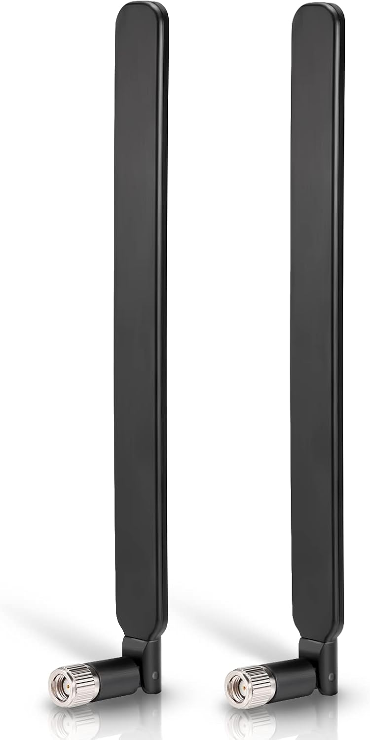 4G LTE Antenne 6 dBi RP-SMA Omnidirektionale Signalverstärker Antenne Kompatibel mit Mobilfunk-Jagd-Wildbeobachtungskameras Überwachungskamera