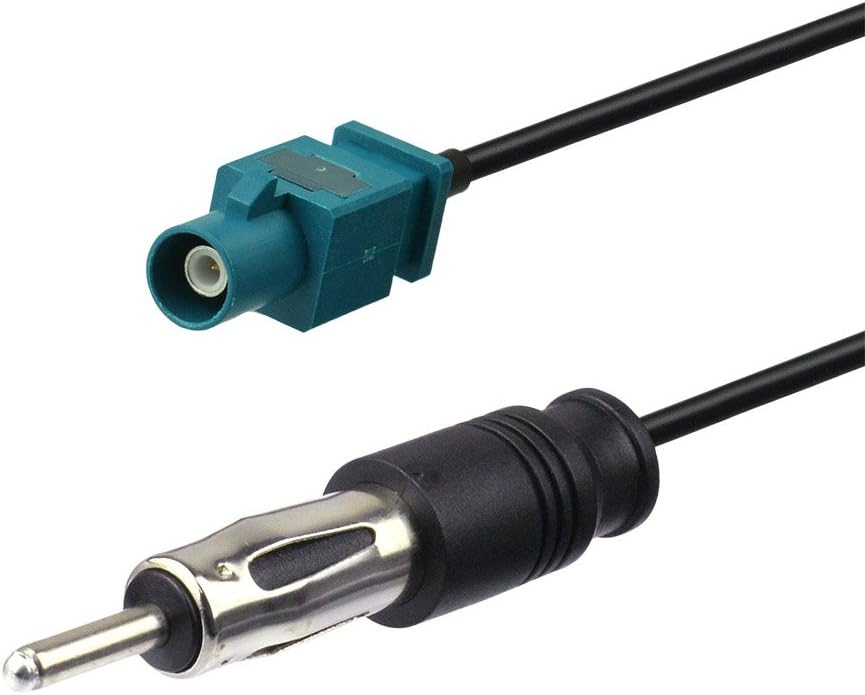 Fakra auf DIN ISO Autoradio Antenne Kabel (2-Stück), DAB FM Radio Adapterkabel für Auto-Stereo-Audio-HD-Radio-Head-Unit, CD-Media-Player-Empfänger