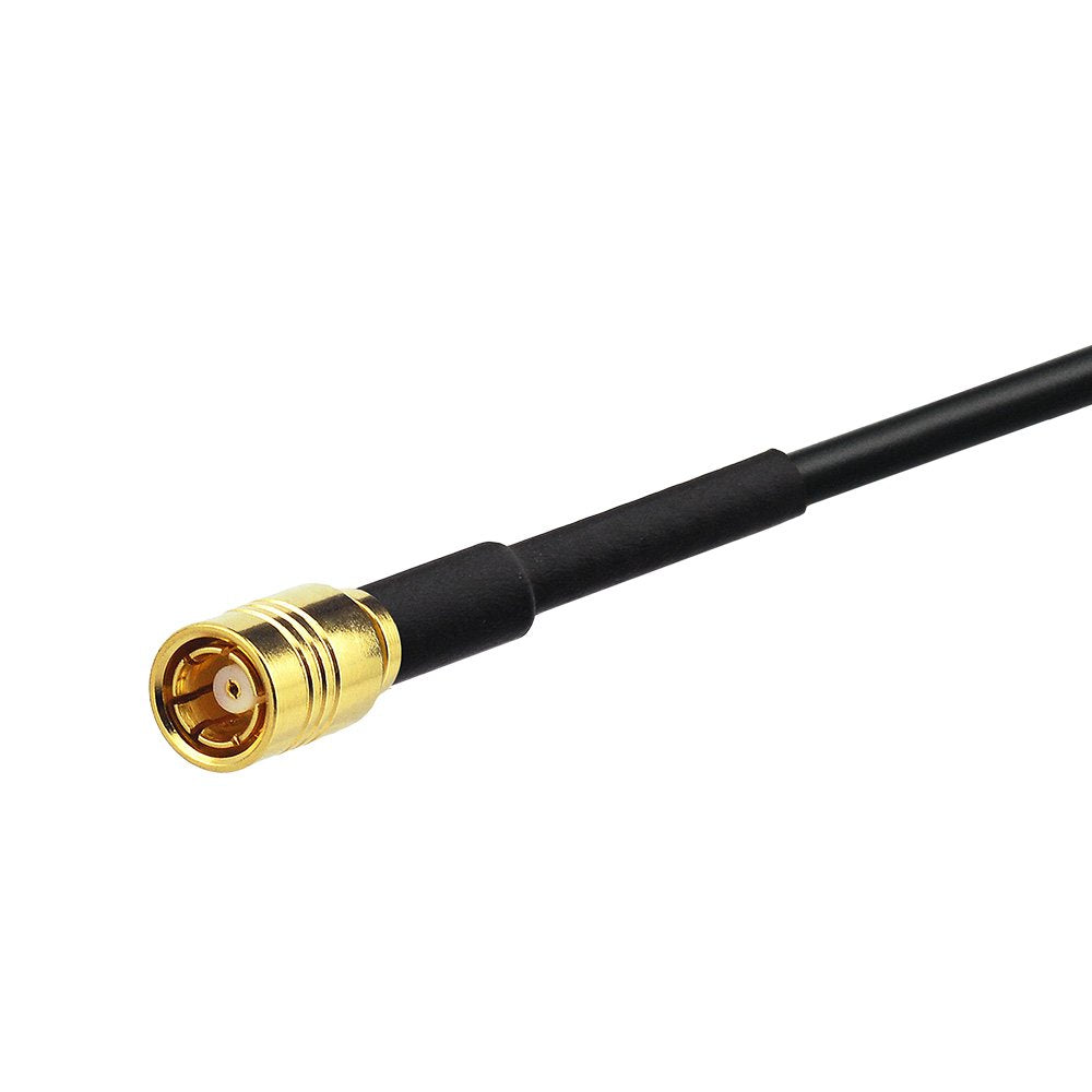 BINGFU DAB Car Antenna Cable SMB Male to SMB Female Adapter RG174 1 m Extension Cable Compatible with Pioneer Pure Alpine AiliTech