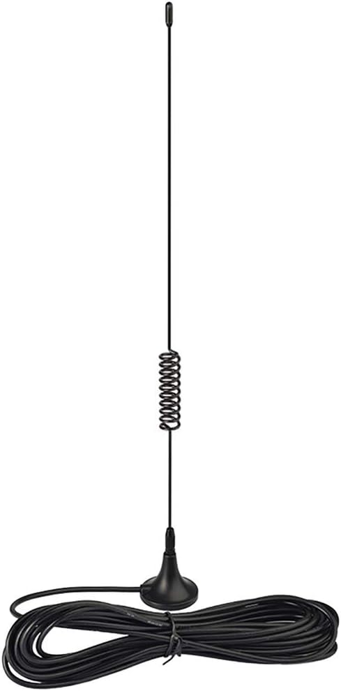 Bingfu DAB Auto Radio Antenne Magnetantenne SMA Stecker Empfänger 5m Verlängerungskabel Kompatibel mit Auto Radio Stereo Head Unit Empfänger Tuner