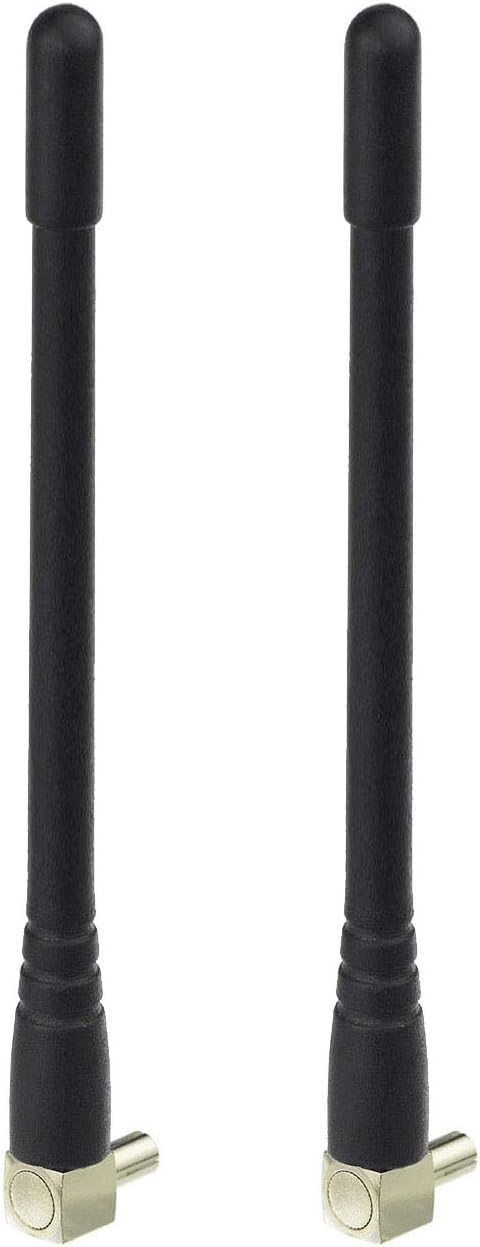 Bingfu 4G LTE Antenne 3dBi Externe TS9 Antenne (2 Stück) Kompatibel mit 4G LTE MiFi Mobil WiFi Hotspot Router USB Modem Nighthawk AC785 AC790 AC810 LB2120 Huawei ZTE