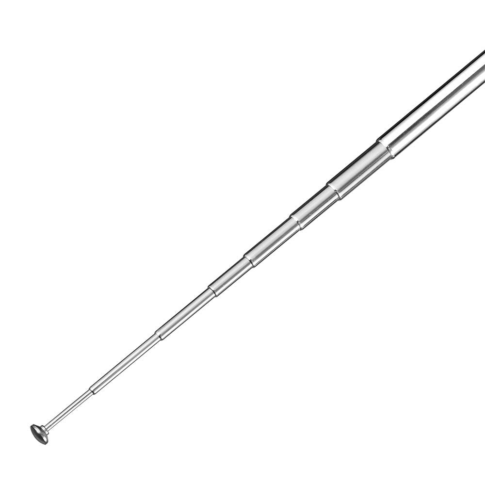 Bingfu BNC-Stecker Teleskopantenne 8 Abschnitte 20-1300 MHz Handfunkgerät Polizeiradioscanner Antenne Kompatibel mit Ham Radio Amateurfunk Frequenzzähler Uniden Bearcat Whistler Polizeiradioscanner