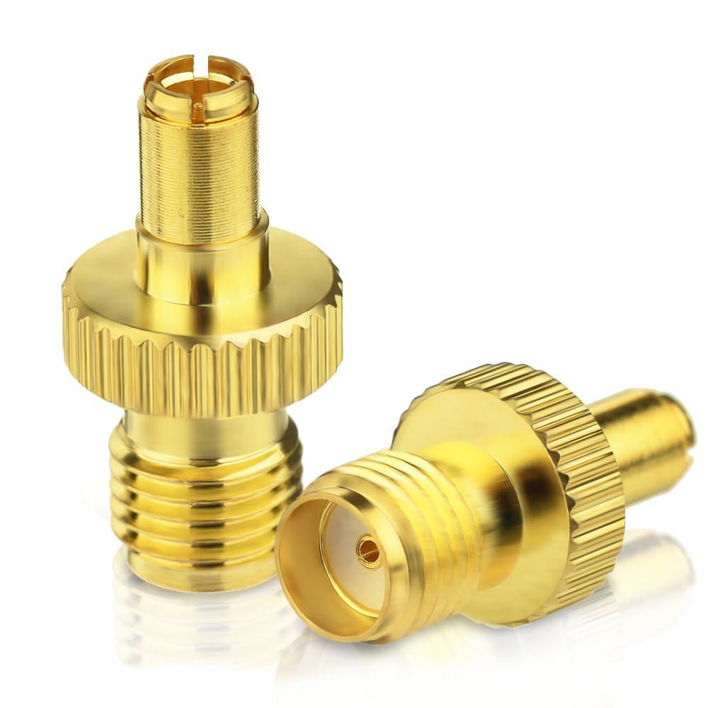 Bingfu SMA-Buchse auf TS9-Stecker Adapter für 4G LTE-Router, Mobiler Hotspot, MiFi-Router, Mobilfunk-Breitband, USB-Modem-Dongle-Adapter, 2-Stück