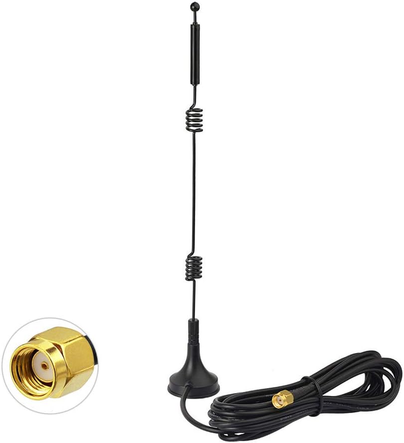 WiFi Antenne 2,4 GHz 5 GHz 5,8 GHz 9dBi Magnetfuß mit RP-SMA-Stecker für WiFi-Router Booster Range Extender-Gateway Drahtlose Mini-PCI-Express PCIE-Netzwerkkarte USB-Adapter Überwachungskamera