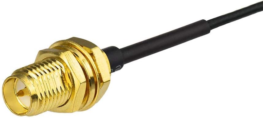 Bingfu U.FL IPX IPEX MHF4 auf RP-SMA Buchse WiFi-Antennenkabel 30 cm 2er-Pack für Intel AX200NGW 8265AC 8265NGW 7265AC 9560AC M.2 NGFF-Schnittstelle Drahtlose Netzwerkkarte WiFi-Adapter