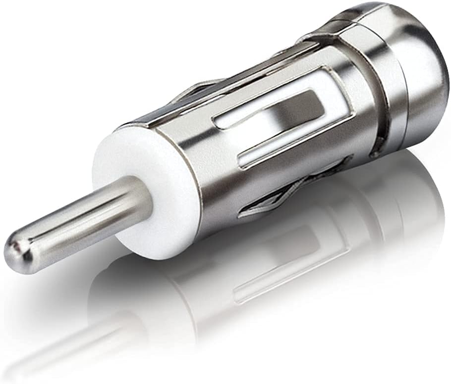 BINGFU Autoradio-Antennenadapter ISO Buchse auf DIN Stecker, 2 Stück Kompatibel mit Fahrzeug Autoradio Radio Head Unit Stereoempfänger