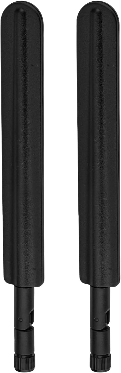 Bingfu 5G 4G SMA Male Antenna 698-960MHz 1710-2690MHz 3300-3800MHz 4800-4900MHz 3dBi Antennas 2-Pack Compatible with 5G 4G LTE Cellular Router CPE Gateway Modem D-Link DWR-2010 NR Wireless Router