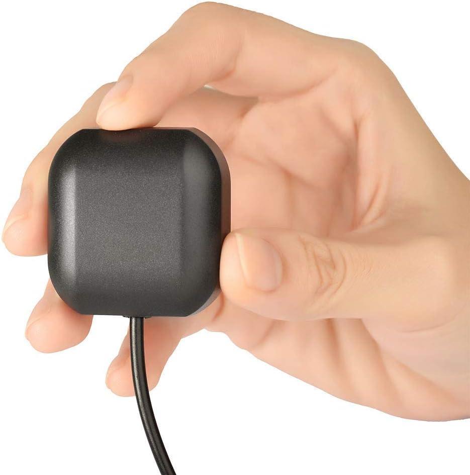 Bingfu GPS Antenne Fakra C Auto wasserdichte Aktive GPS Navigation Antenne für Auto Stereo Head-Unit GPS Navigationssystem Modul LKW Marine Boot GPS Tracker Locator Echtzeit Tracking-Gerät