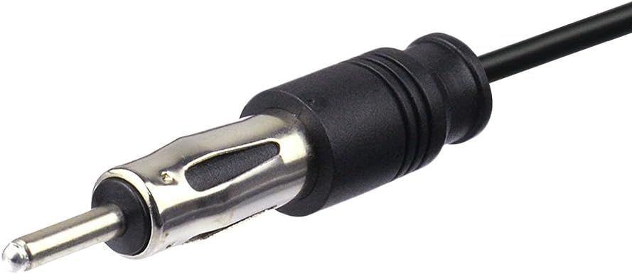 Bingfu Universal Vehicle Car Stereo FM AM Radio Antenna Adapter Cable Fakra Z Male to DIN Plug Connector Cable 15cm 6 inch for Car Stereo Audio HD Radio Head Unit CD Media Player Receiver