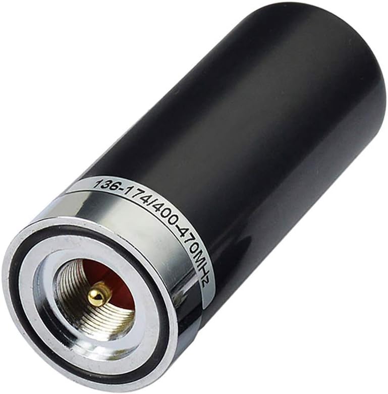 Bingfu Vehicle Ham Radio Antenna Dual Band VHF UHF 136-174MHz 400-470MHz Low Profile PL259 Male Connector Antenna for Car Truck Amateur/Mobile/Two Way/Marine VHF Radio