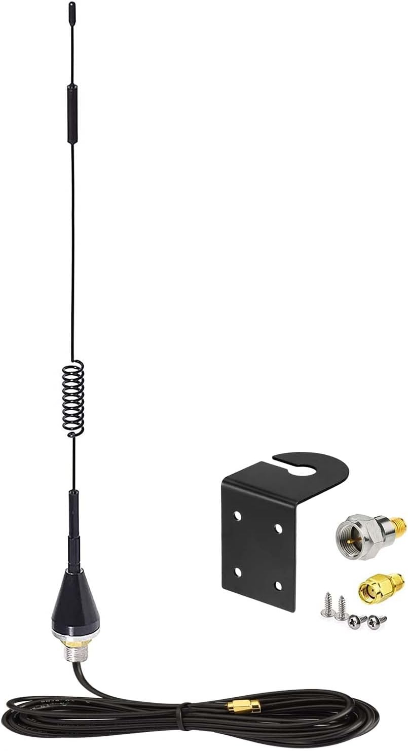 Bingfu Gate Opener Antenna for GTO Mighty Mule MM371W MM372W MM571W MM572W MMS100 LiftMaster Ghost Controls Multicode Automatic Garage Gate Opener F Type/SMA/RP-SMA 433MHz Extended Antennas