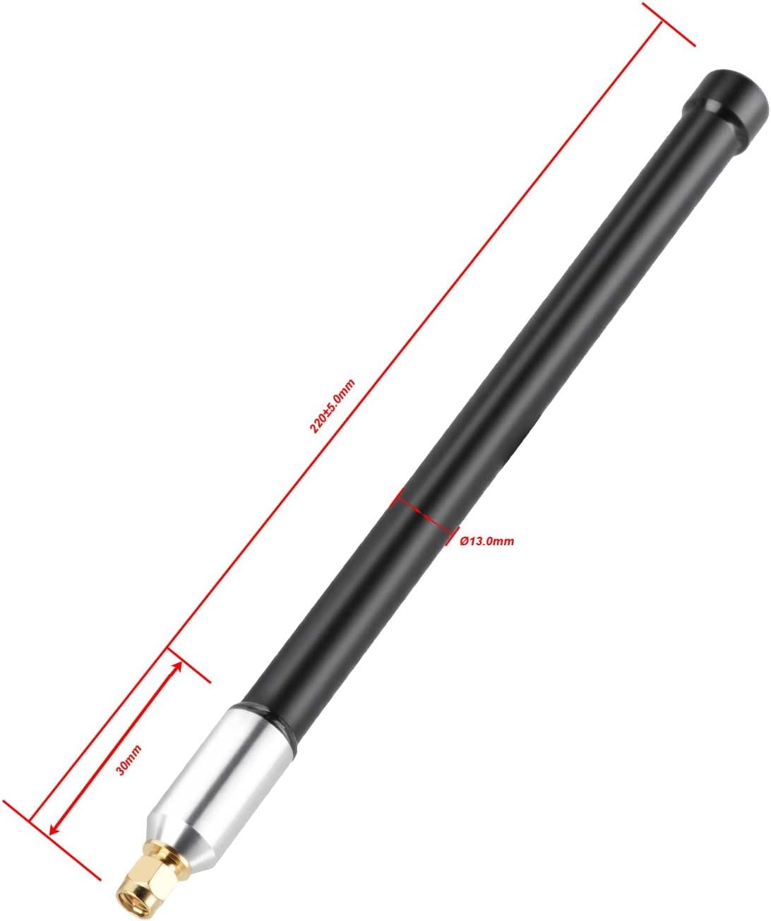 Bingfu 4G LTE Antenna SMA Male 700-2700MHz Outdoor Omnidirectional Fiberglass Cellular Antenna 3dBi for Router Trail Game Camera Security Camera