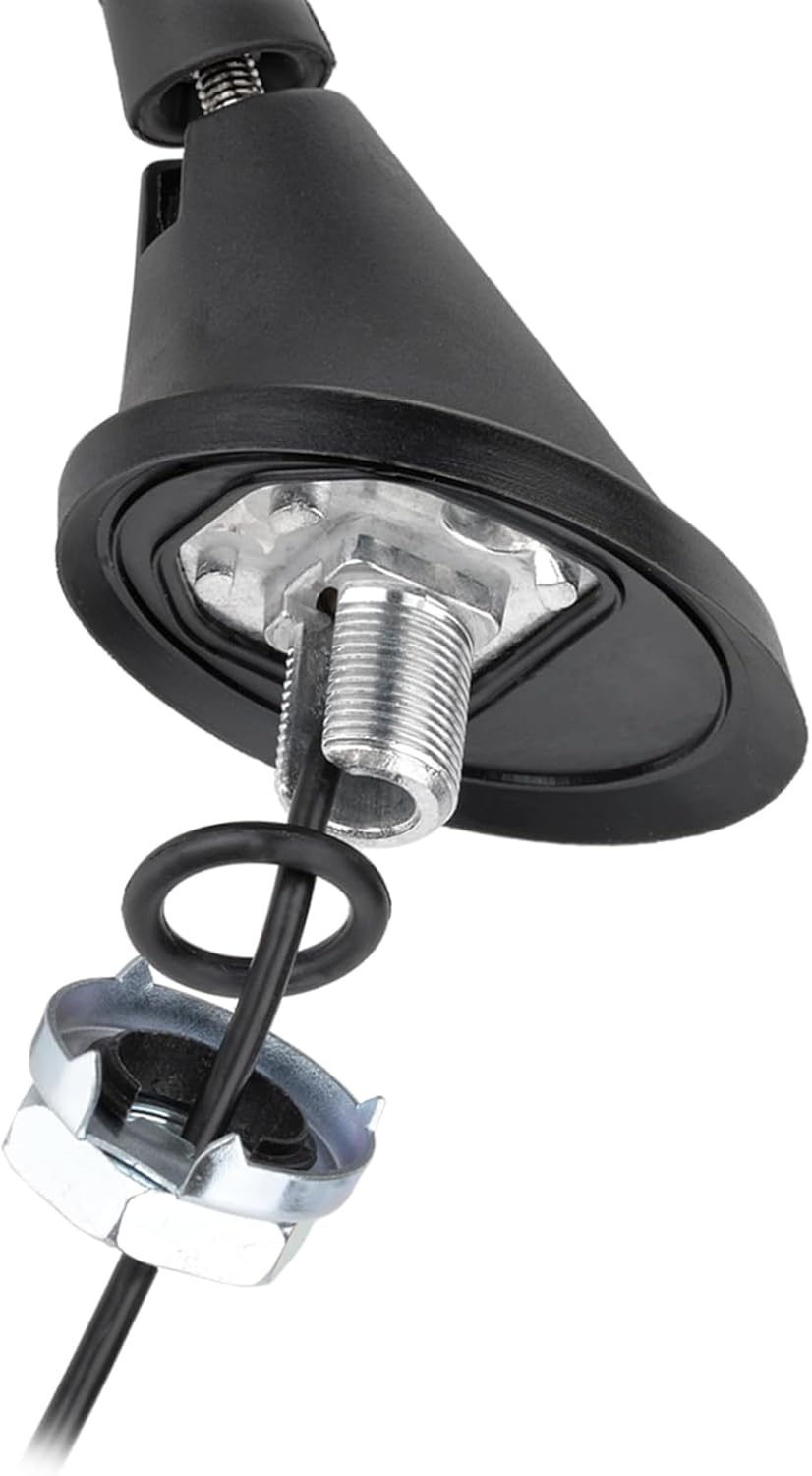 Bingfu Autoantenne 17,6cm FM Dachantenne, klappbar mit DIN-Stecker